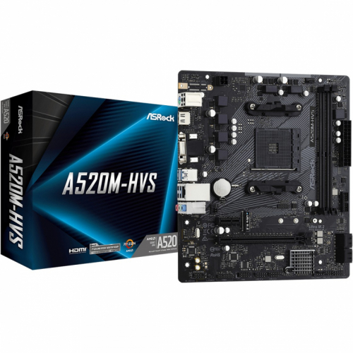 AM4 ASRock A520M-HVS mATX