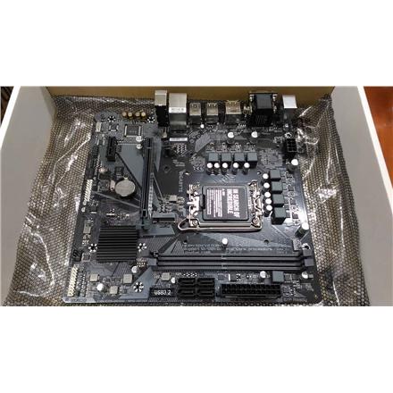 Renew. | Gigabyte | H610M S2H V2 DDR4 | Processor family Intel | Processor socket LGA1700 | DDR4 DIMM | Memory slots 2 | Supported hard disk drive interfaces SATA, M.2 | Number of SATA connectors 4 | Chipset Intel H610 Express | Micro ATX | USED,