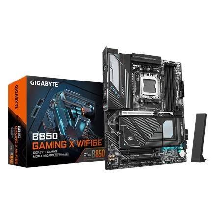 Gigabyte B850 GAMING X WIFI6E | Processor family AMD | Processor socket AM5 | DDR5 | Supported hard disk drive interfaces SATA, M.2 | Number of SATA connectors 4