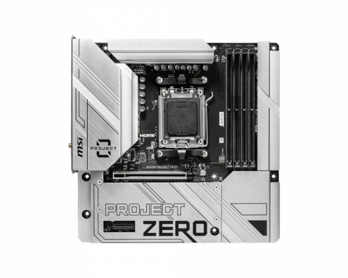 MSI B650M PROJECT ZERO Emaplaat AMD B650 Socket AM5 micro ATX