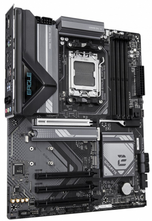 GIGABYTE B850 EAGLE WIFI6E Motherboard - AMD Ryzen 9000 Series CPUs, 8+2+2 Phases Digital VRM, up to 8200MHz DDR5 (OC), 1xPCIe 5.0 + 2xPCIe 4.0 M.2, GbE LAN, WIFI 6E, USB 3.2 Gen 2