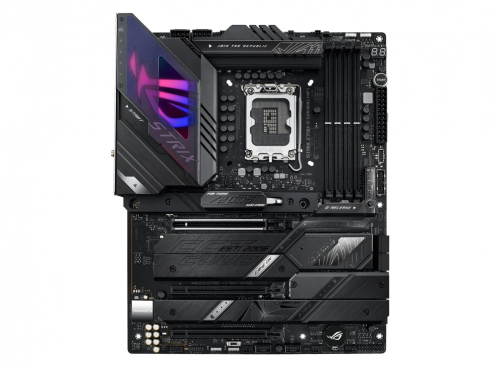 Asus | ROG STRIX Z790-E GAMING WIFI | Processor family Intel | Processor socket  LGA1700 | DDR5 DIMM | Memory slots 4 | Supported hard disk drive interfaces SATA, M.2 | Number of SATA connectors 4 | Chipset Intel Z790 | ATX