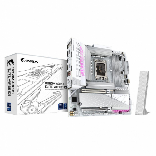 Mainboard|GIGABYTE|Intel B860 Express|LGA1851|Micro-ATX|Memory DDR5|1xPCI-Express 16x|3xM.2|1xHDMI|1xDisplayPort|4xUSB 2.0|6xUSB 3.2|1xUSB-C|1xOptical S/PDIF|1xRJ45|2xAudio port|B860MAELTWF6EICE1.0