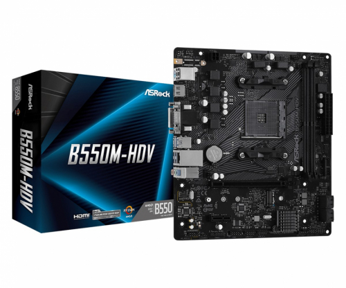 Asrock B550M-HDV Socket AM4 micro ATX AMD  B550