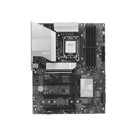 MSI PRO B860-P | Processor family Intel | Processor socket LGA1851 | DDR5 | Supported hard disk drive interfaces SATA, M.2 | Number of SATA connectors 4