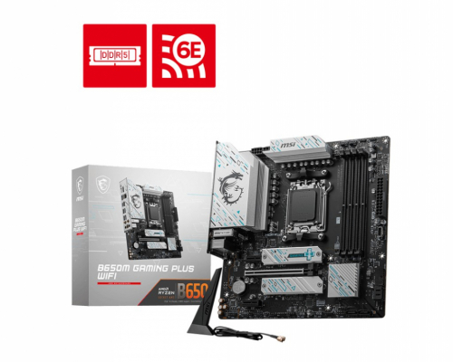 MSI B650M GAMING PLUS WIFI AM5 4DDR5 HDMI/DP mATX