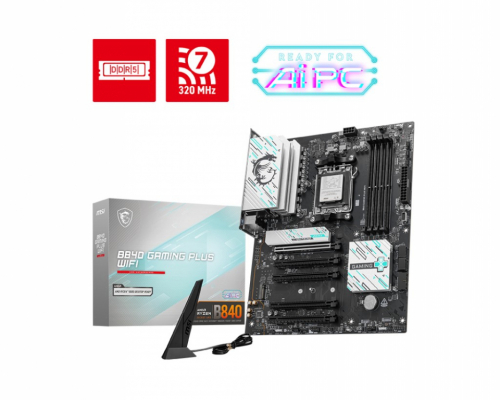 MSI Emaplaat B840 GAMING PLUS WIFI 4 DDR5 AM5 ATX