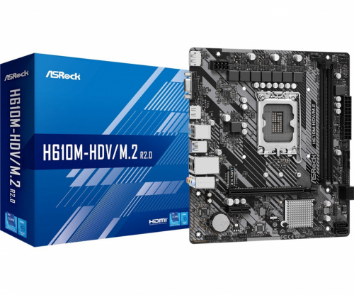 ASRock H610M-HDV/M.2 R2.0 Emaplaat