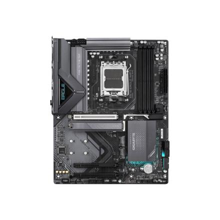 Gigabyte X870 EAGLE WIFI7 | Processor family AMD | Processor socket AM5 | DDR5 DIMM | Supported hard disk drive interfaces SATA, M.2 | Number of SATA connectors 4