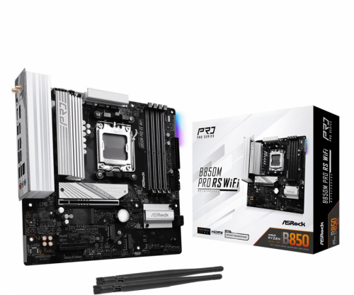 ASRock Motherboard B850M PRO RS WIFI AM5 4DDR5 mATX