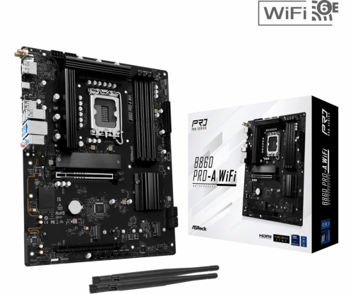 ASRock Emaplaat B860 PRO-A WIFI s1851 4DDR5 ATX