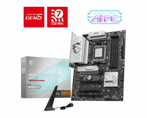 MSI Motherboard B850 GAMING PLUS WIFI A M5 4DDR5 ATX