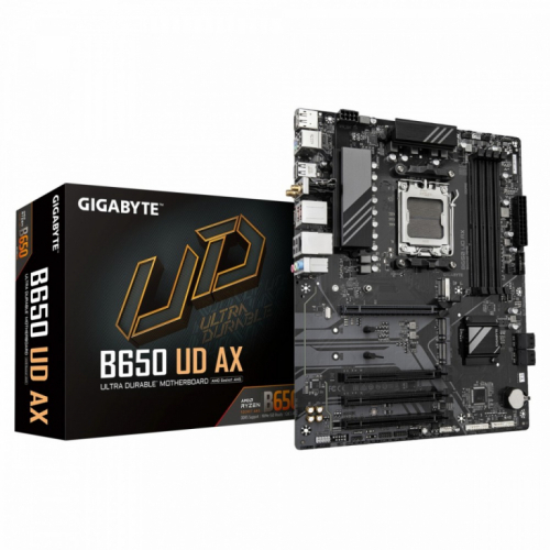 Gigabyte Emaplaat B650 UD AX AM5 4DDR5 HDMI/DP ATX