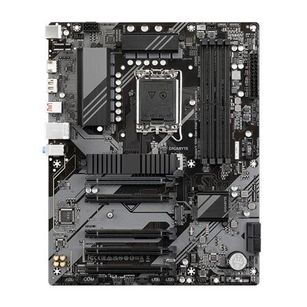 Gigabyte | B760 DS3H 1.0 M/B | Processor family Intel | Processor socket  LGA1700 | DDR5 DIMM | Memory slots 4 | Supported hard disk drive interfaces SATA, M.2 | Number of SATA connectors 4 | Chipset Intel B760 Express | ATX