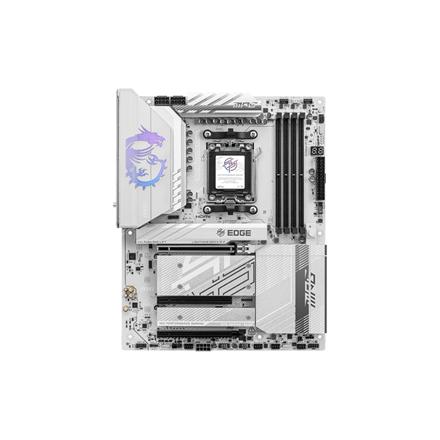 MSI MPG B850 EDGE TI WIFI | Processor family AMD | Processor socket AM5 | DDR5 | Supported hard disk drive interfaces SATA, M.2 | Number of SATA connectors 4