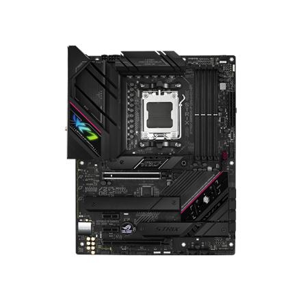 Asus | ROG STRIX B650E-F GAMING WIFI | Processor family AMD | Processor socket AM5 | DDR5 DIMM | Memory slots 4 | Supported hard disk drive interfaces 	SATA, M.2 | Number of SATA connectors 4 | Chipset  AMD B650 | ATX