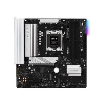 ASRock B850M PRO RS | Processor family AMD | Processor socket AM5 | DDR5 | Supported hard disk drive interfaces SATA, M.2 | Number of SATA connectors 4