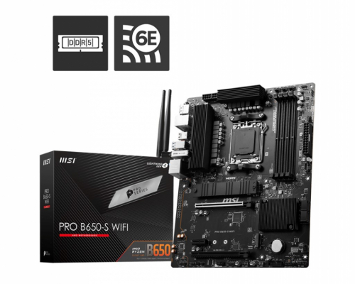 MSI PRO B650-S WIFI Motherboard AMD B650 Socket AM5 ATX