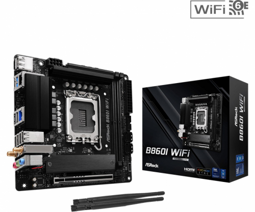 Asrock B860I WiFi Intel B860 LGA 1851 (Socket V1) mini ITX