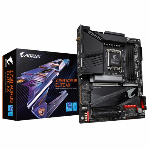 Gigabyte Emaplaat Z790 AORUS ELITE AX S1700 4DDR5 USB/DP ATX