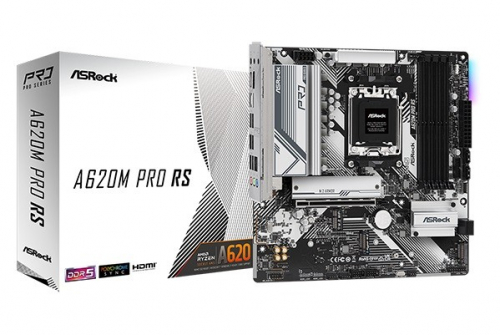 ASRock Emaplaat A620M PRO RS AM5 4DDR5 HDMI/DP M.2 mATX