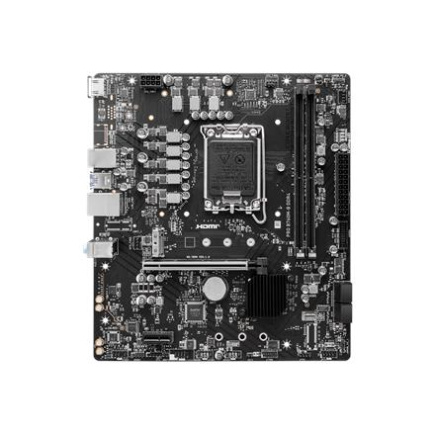 MSI PRO B760M-B DDR4 | Processor family Intel | Processor socket LGA1700 | DDR4 | Supported hard disk drive interfaces SATA, M.2 | Number of SATA connectors 4