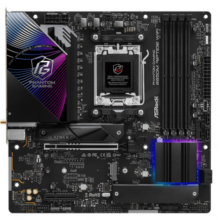 ASRock B850M Riptide WiFi AM5 mATX HDMI/DP DDR5