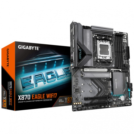 Gigabyte Emaplaat X870 EAGLE WIFI7 AM5 4DDR5 HDMI/USB-C ATX