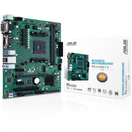 AM4 ASUS PRO A520M-C II/CSM mATX D4