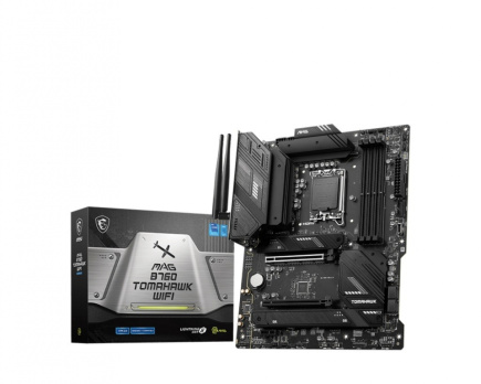 MSI Motherboard MAG B760 TOMAHAWK WIFI s1700 4DDR4 DP/HDMI ATX