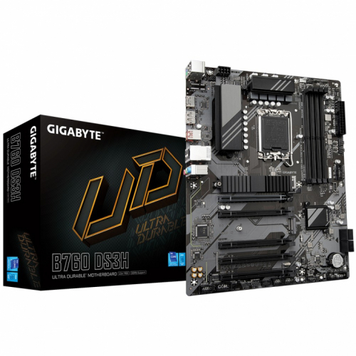 Gigabyte Motherboards B760 DS3H s1700 4DDR5 DP/HDMI ATX