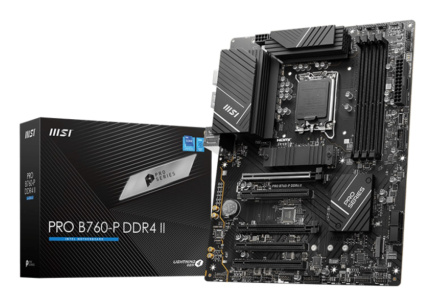 MSI PRO B760-P DDR4 II Emaplaat Intel B760 LGA 1700 ATX