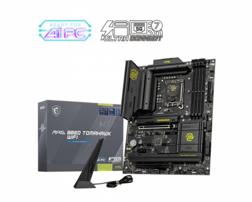 MSI MAG B860 TOMAHAWK WIFI Emaplaat Intel B860 LGA 1851 (Socket V1) ATX