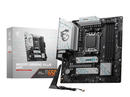 MSI B650M GAMING PLUS WIFI Emaplaat AMD B650 Socket AM5 micro ATX