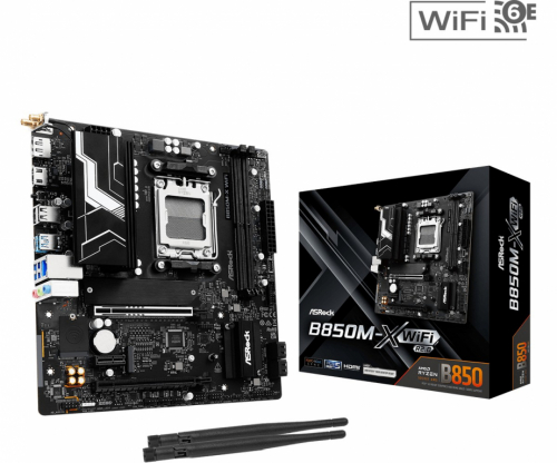 ASRock Motherboard B850M-X WIFI R2.0 AM5 2DDR5 M.2 USBC mATX