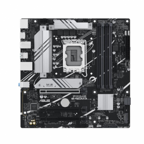 Mainboard|ASUS|Intel B760 Express|LGA1700|Micro-ATX|Memory DDR5|Memory slots 4|2xPCI-Express 4.0 16x|2xM.2|1xHDMI|2xDisplayPort|4xUSB 2.0|2xUSB 3.2|1xPS/2|1xRJ45|3xAudio port|PRIMEB760M-A-CSM