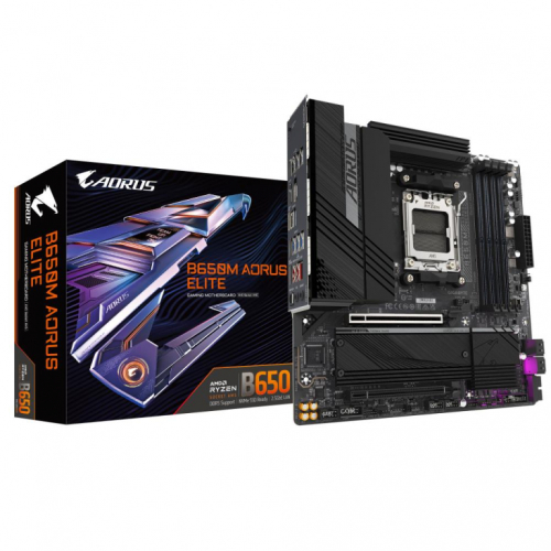 Mainboard|GIGABYTE|AMD B650|SAM5|Micro-ATX|Memory DDR5|Memory slots 4|1xPCI-Express 4.0 4x	|1xPCI-Express 4.0 16x|2xM.2|1xHDMI|1xDisplayPort|4xUSB 2.0|7xUSB 3.2|1xUSB-C|1xOptical S/PDIF|1xRJ45|3xAudio port|B650MAORUSELITE1.3
