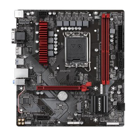 Gigabyte | B760M GAMING DDR4 1.0 M/B | Processor family Intel | Processor socket  LGA1700 | DDR4 DIMM | Memory slots 2 | Supported hard disk drive interfaces 	SATA, M.2 | Number of SATA connectors 4 | Chipset Intel B760 Express | Micro ATX
