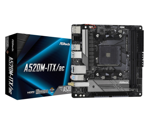 Asrock A520M-ITX/ac Socket AM4 micro  ATX