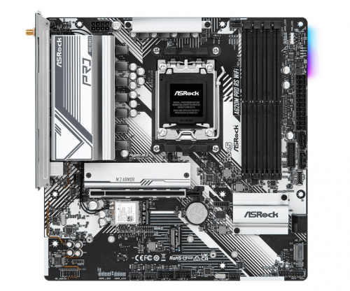 Asrock A620M Pro RS WiFi AMD A620 Socket AM5 micro ATX