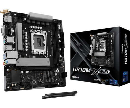 ASRock H810M-X WIFI Emaplaat