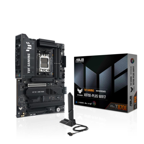 Mainboard|ASUS|AMD X870E|SAM5|ATX|Memory DDR5|Memory slots 4|1xPCI-Express 3.0 1x|1xPCI-Express 4.0 16x|1xPCI-Express 5.0 16x|4xM.2|1xHDMI|4xUSB 2.0|7xUSB 3.2|2xUSB-C|1xRJ45|3xAudio port|TUFGAMX870E-PLUSWIFI7