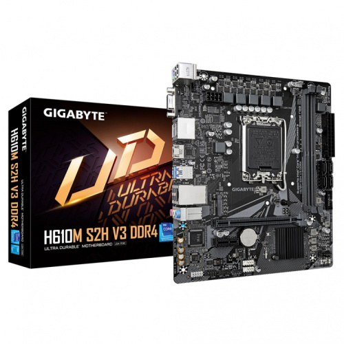 Gigabyte Motherboard S2H V3 DDR4 s1700 2DDR4 DP/HDMI M.2 mATX