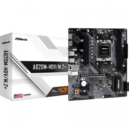 ASRock A620M-HDV/M.2+ AM5 mATX HDMI/DP DDR5 retail