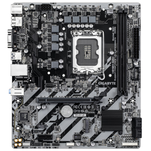 GIGABYTE H810M S2H Emaplaat - Intel Core Ultra (Series 2) CPUs, 4+1+2 Phases VRM, up to 6400MHz DDR5, 1xPCIe 4.0 M.2, 1GbE LAN, USB 3.2 Gen 1