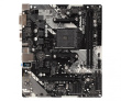 ASRock Motherboard B450M-HDV R4.0 AM4 2DDR4 VGA/DVI/HDMI/M.2 uATX