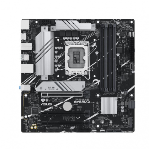 Mainboard|ASUS|Intel B760 Express|LGA1700|Micro-ATX|Memory DDR5|Memory slots 4|2xPCI-Express 4.0 16x|2xM.2|1xHDMI|2xDisplayPort|4xUSB 2.0|2xUSB 3.2|1xPS/2|1xRJ45|3xAudio port|PRIMEB760M-A-CSM