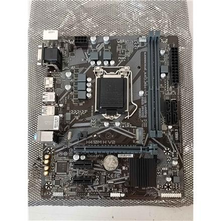 Taastatud. GIGABYTE H410M H V2 1.0 M/B | Gigabyte | H410M H V2 1.0 M/B | Processor family Intel | Processor socket LGA1200 | DDR4 DIMM | Memory slots 2 | Supported hard disk drive interfaces SATA, M.2 | Number of SATA connectors 4 | Chipset Micro ATX |