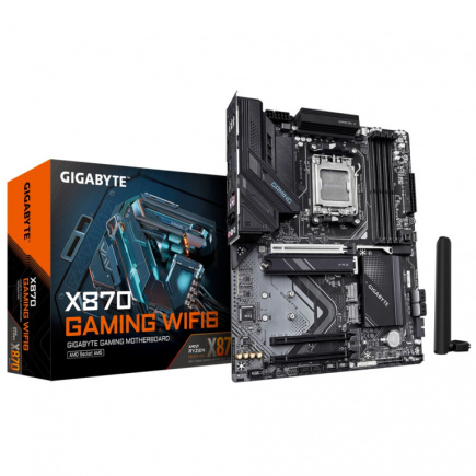 Gigabyte Motherboard X870 GAMING WIFI6 AM5 4DDR5 HDMI/USB-C ATX