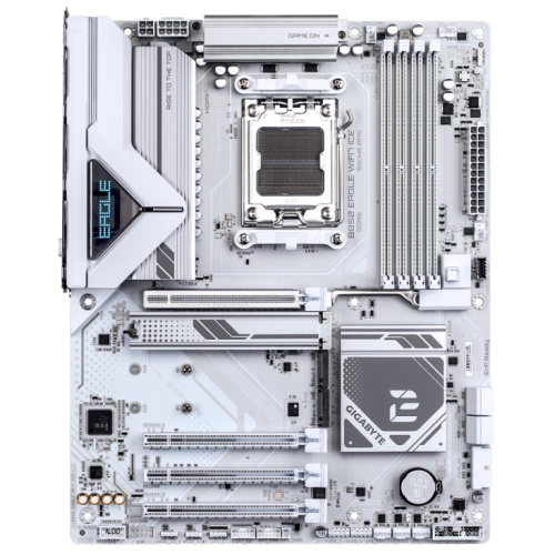 Mainboard|GIGABYTE|AMD B850|SAM5|ATX|Memory DDR5|Memory slots 4|2xPCI-Express 3.0 1x|1xPCI-Express 4.0 4x	|1xPCI-Express 5.0 16x|3xM.2|1xHDMI|1xDisplayPort|4xUSB 2.0|4xUSB 3.2|1xUSB-C|1xPS/2|1xRJ45|3xAudio port|B850EAGLEWF7ICE